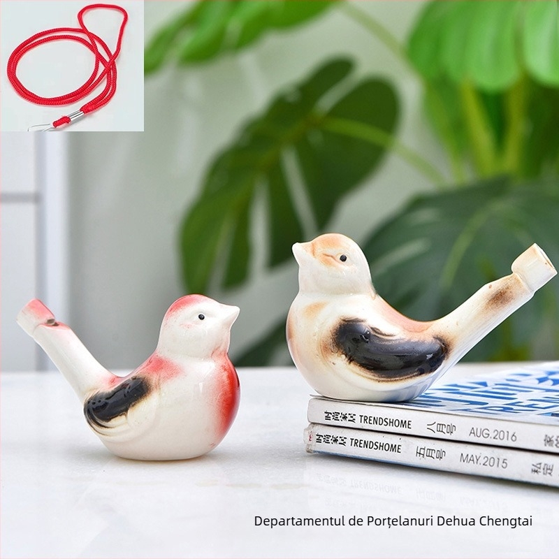 Fluier de animale din porțelan, Chengtai Ceramics, stil drăguț