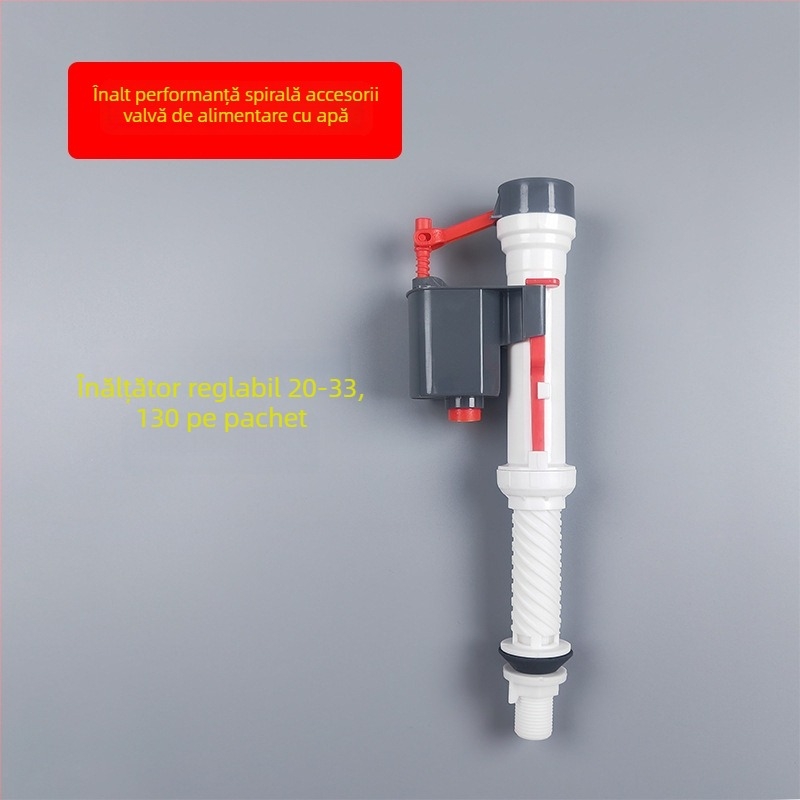 Accesorii pentru rezervor montat pe perete pentru toaletă de tip squat – valve de alimentare și evacuare, din plastic