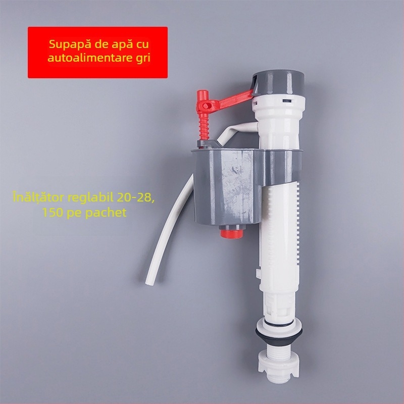 Accesorii pentru rezervor montat pe perete pentru toaletă de tip squat – valve de alimentare și evacuare, din plastic
