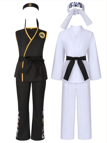 Costum cosplay taekwondo, unisex, țesătură moale, fără guler, primăvara 2025, pentru copii sub 17 ani