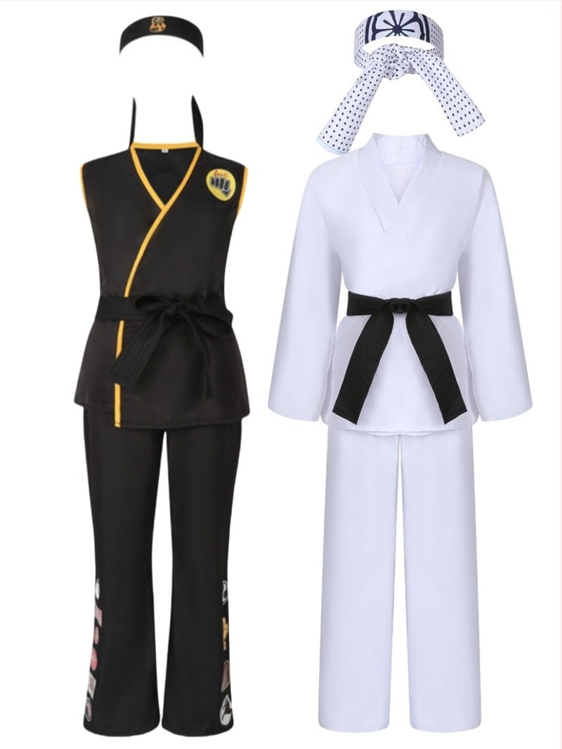 Costum cosplay taekwondo, unisex, țesătură moale, fără guler, primăvara 2025, pentru copii sub 17 ani