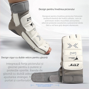 Ztty Protecții pentru mână și picior pentru Taekwondo cu protecție a palmei – fibră poliesterică, universal pentru antrenament Taekwondo