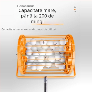 Meishulong colector automat de mingi pentru tenis de masă, cu mecanism retractabil, coș mobil rotativ pentru colectare și depozitare pentru antrenament