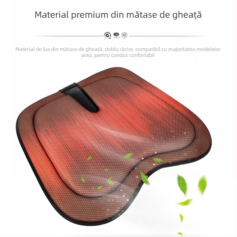 Pernă de șezut auto Hui Zefeng, dintr-o singură bucată, mătase de gheață