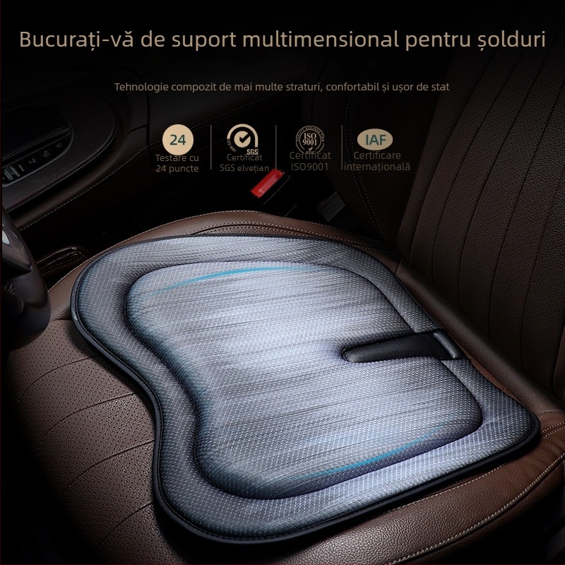 Pernă de șezut auto Hui Zefeng, dintr-o singură bucată, mătase de gheață