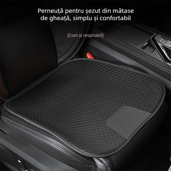 Pernă de șezut auto ventilată cu spate – Material: Ice Silk, Brand: n3, Model: Car ventilated seat cushion, Specificație: Single-chip