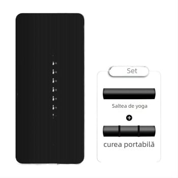 Covoraș de yoga pentru femei, din cauciuc, grosime 8 mm, lungime extinsă, izolare fonică pentru fitness