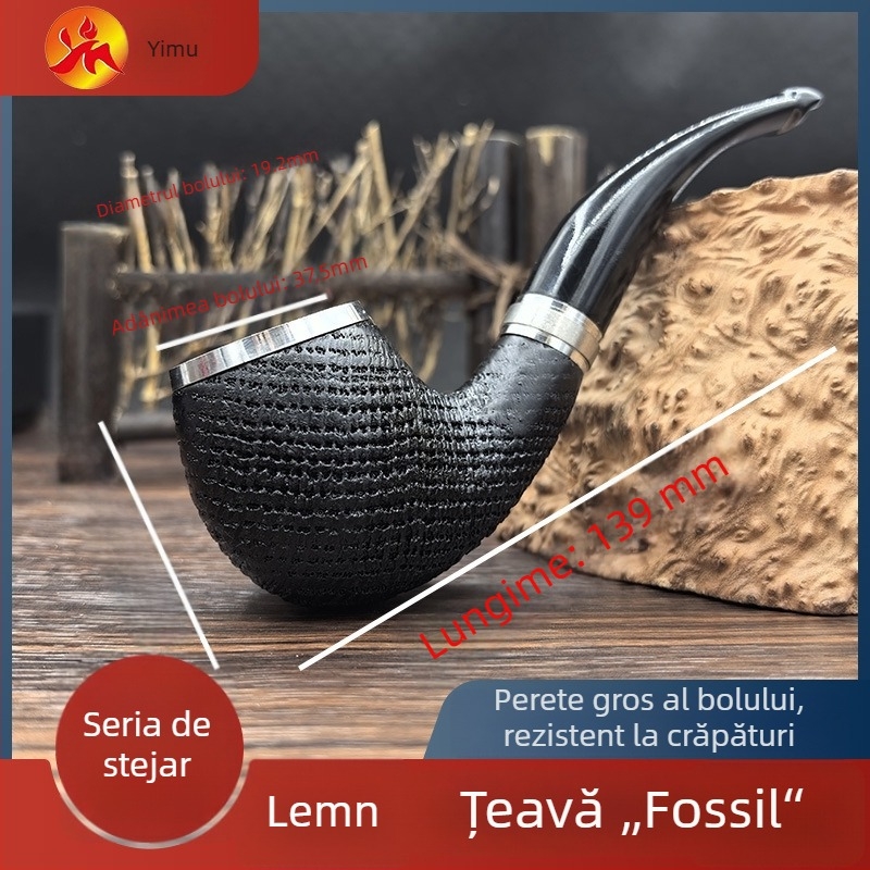 Lulea din stejar, cu cap de gură detașabil, lemn masiv, design clasic