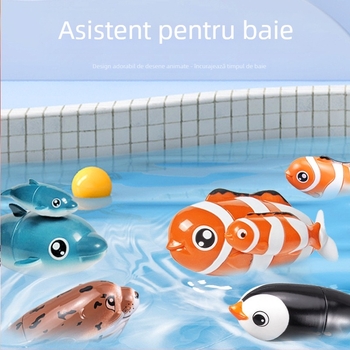 LADUMU Jucărie electrică de apă pentru copii — din plastic, cu funcție de înot electric, potrivită pentru 4–6 ani