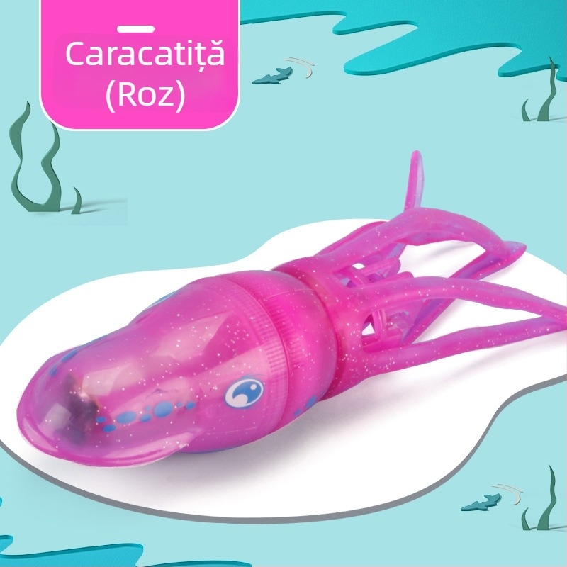LADUMU Jucărie electrică de apă pentru copii — din plastic, cu funcție de înot electric, potrivită pentru 4–6 ani