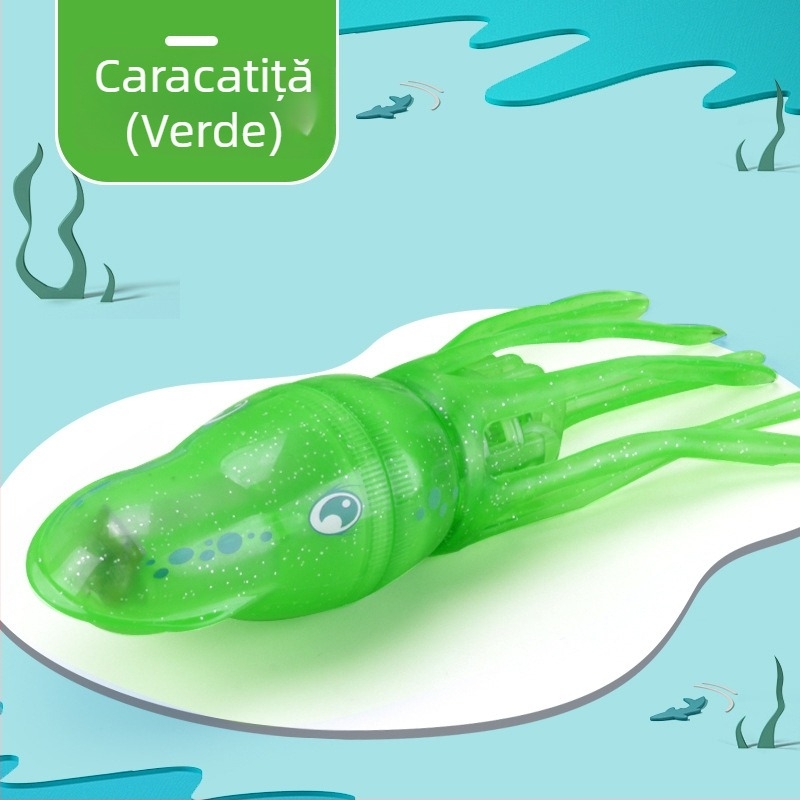 LADUMU Jucărie electrică de apă pentru copii — din plastic, cu funcție de înot electric, potrivită pentru 4–6 ani