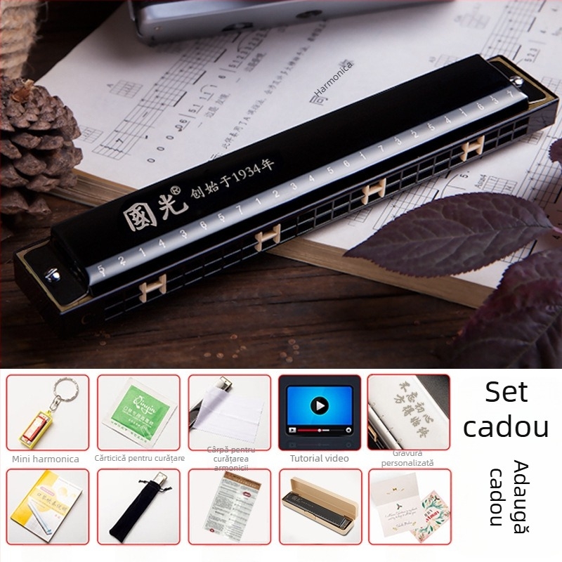 Guoguang GG24 Harmonica polifonică, 24 găuri