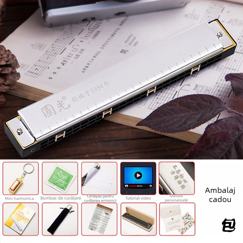 Guoguang GG24 Harmonica polifonică, 24 găuri