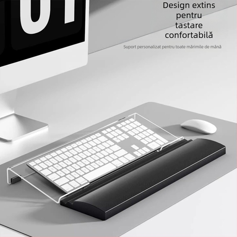 Suport pentru încheietură din silicon pentru tastatură și mouse – durabil, rezistent la uzură, pentru birou și casă