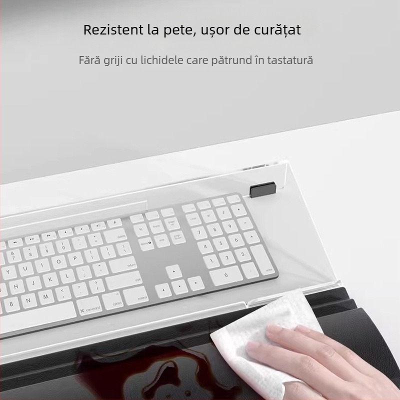 Suport pentru încheietură din silicon pentru tastatură și mouse – durabil, rezistent la uzură, pentru birou și casă