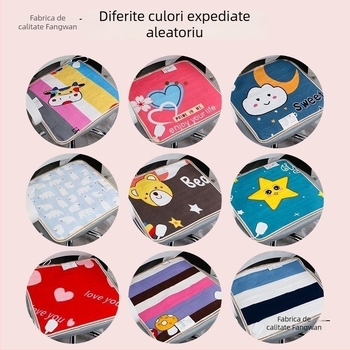 Perna încălzită pentru scaun de birou, suprafață din fleece de blană de iepure, alimentare USB, design încălzire talpă