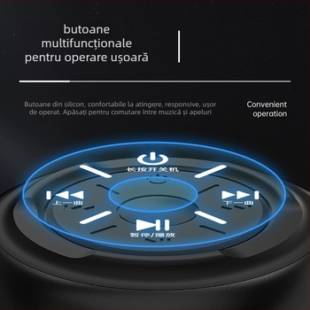 Ivivo Difuzor Bluetooth S100 Mini pentru birou — sunet de înaltă calitate, 5W, Bluetooth 5.0, 100Hz-20kHz, SNR ≥70dB, baterie încorporată 300–500mAh