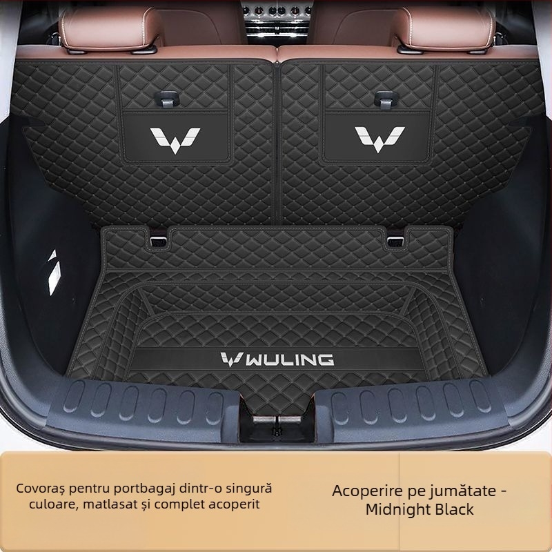 Covoraș portbagaj Wuling Binguo – acoperire completă, suprafață antiderapantă, material TPE + XPE