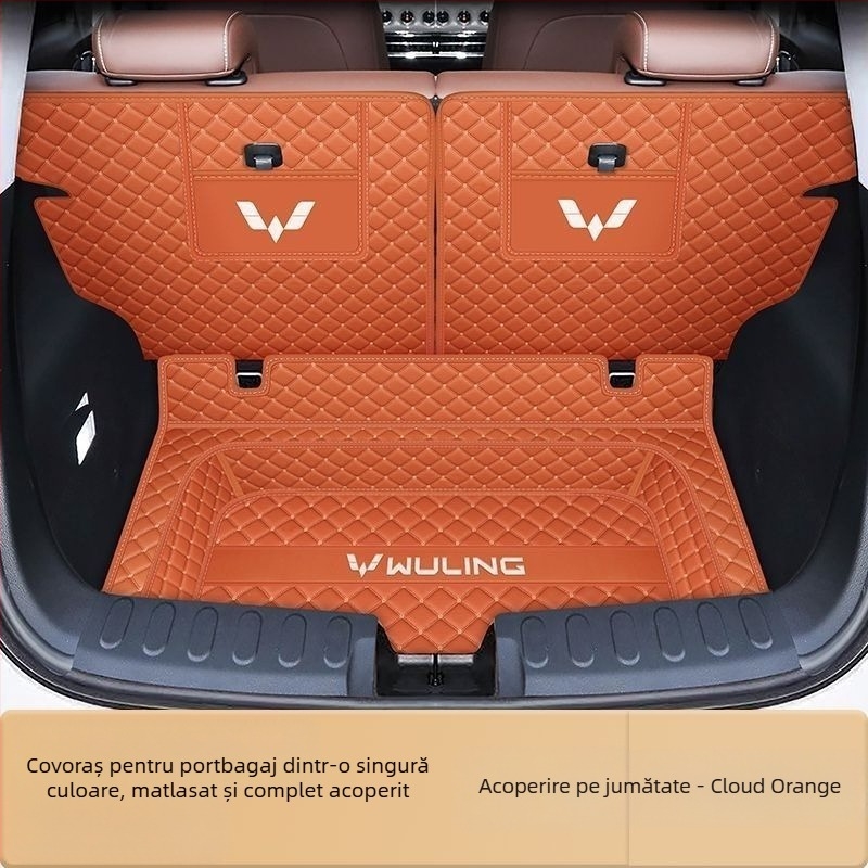Covoraș portbagaj Wuling Binguo – acoperire completă, suprafață antiderapantă, material TPE + XPE