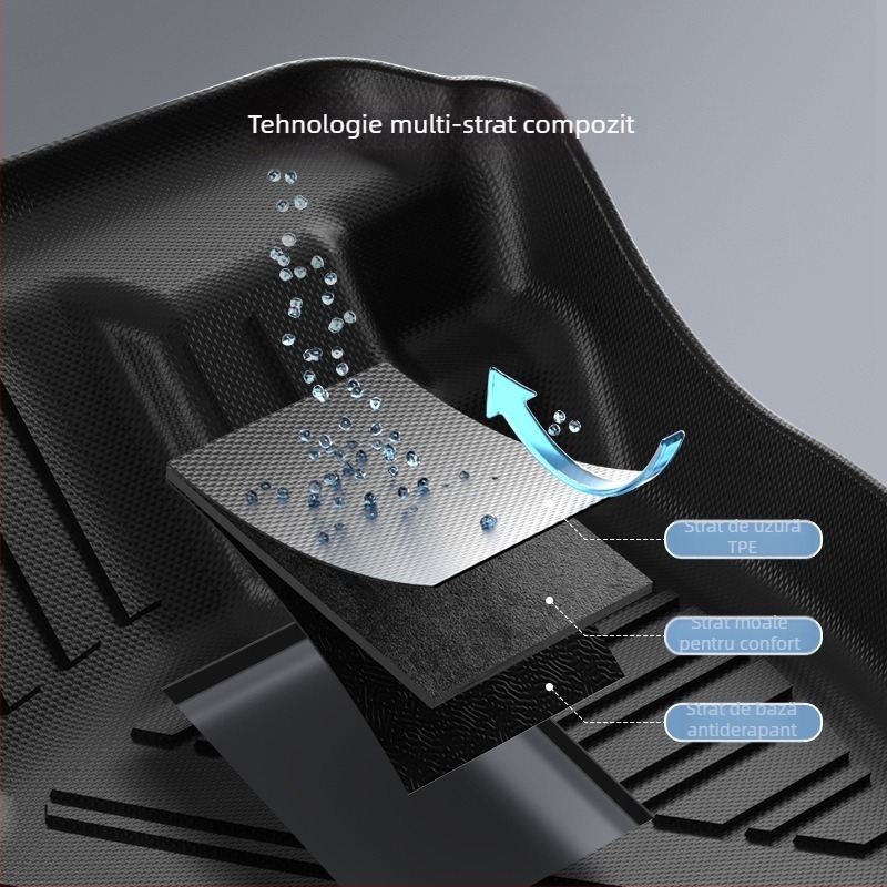 Covorașe de podea pentru mașină — TPE, logo imprimat, Brand Joe's, pentru mașină specială, fără personalizare