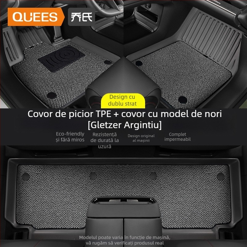 Covorașe de podea pentru mașină — TPE, logo imprimat, Brand Joe's, pentru mașină specială, fără personalizare