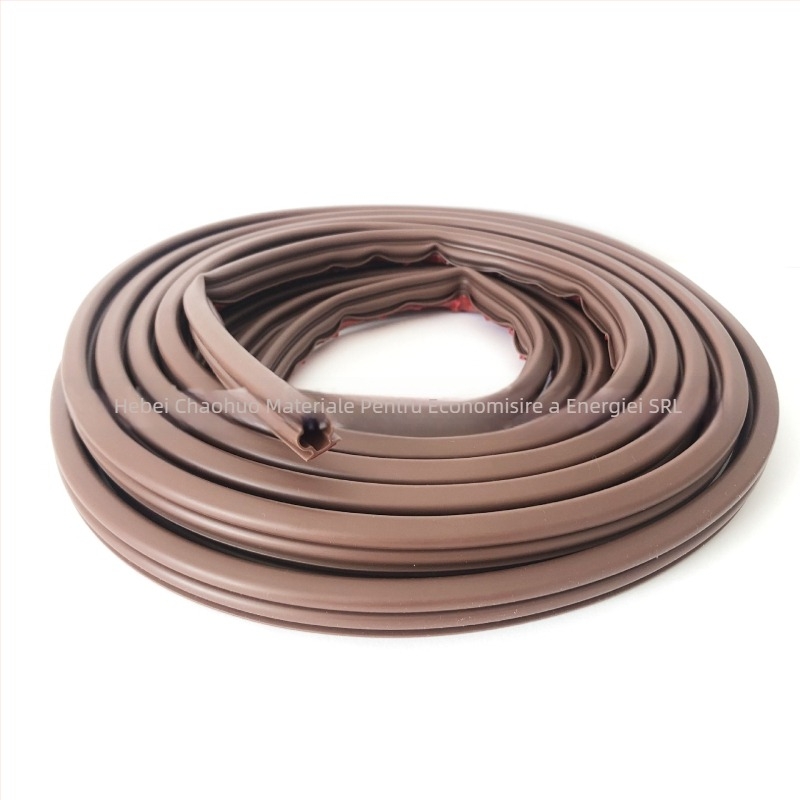 Bandă de etanșare pentru ușă, în formă de I, autoadezivă, rezistentă la uzură și la îmbătrânire, rezistentă la vânt și izolație termică.