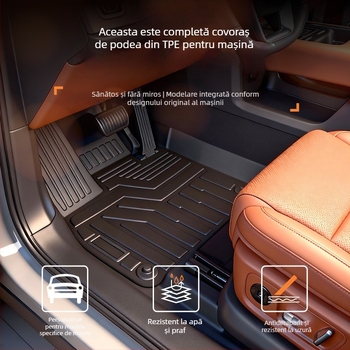 Covorașe de podea din TPE pentru Li Auto i6 2025, specifice vehiculului, personalizabile, imprimare logo disponibil