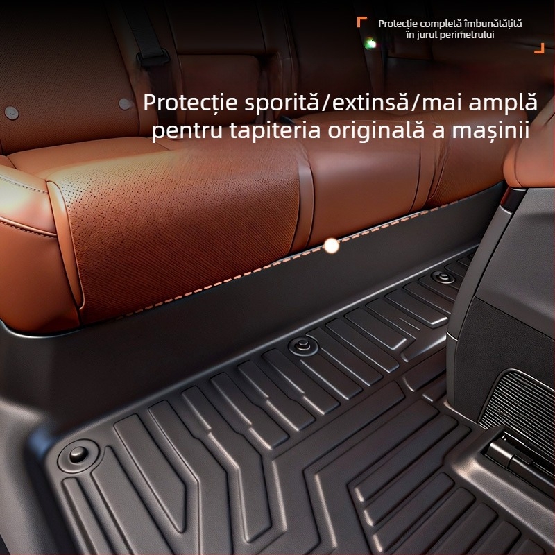 Covorașe de podea din TPE pentru Li Auto i6 2025, specifice vehiculului, personalizabile, imprimare logo disponibil