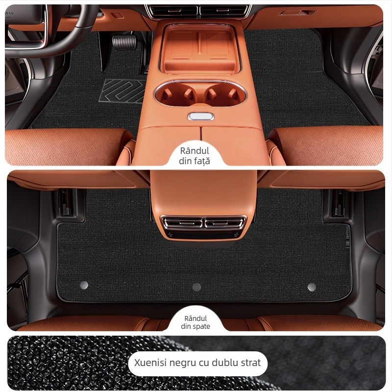 Covorașe de podea din TPE pentru Li Auto i6 2025, specifice vehiculului, personalizabile, imprimare logo disponibil