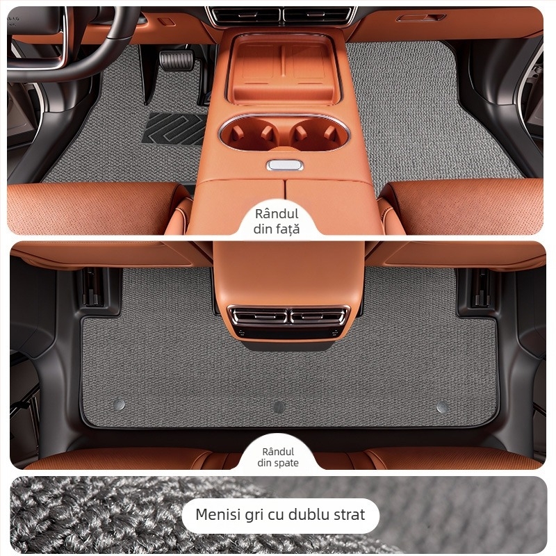 Covorașe de podea din TPE pentru Li Auto i6 2025, specifice vehiculului, personalizabile, imprimare logo disponibil