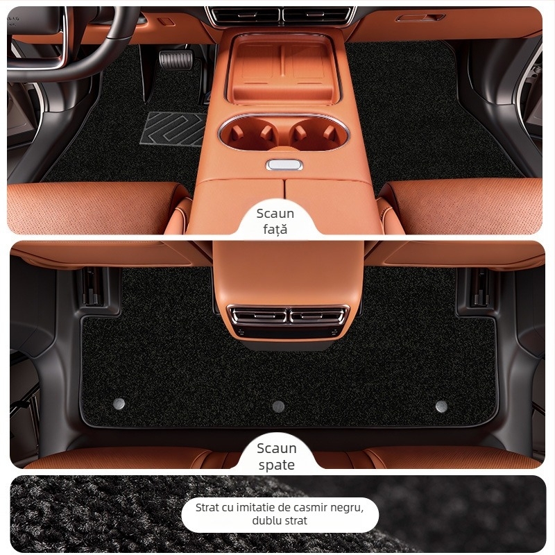 Covorașe de podea din TPE pentru Li Auto i6 2025, specifice vehiculului, personalizabile, imprimare logo disponibil