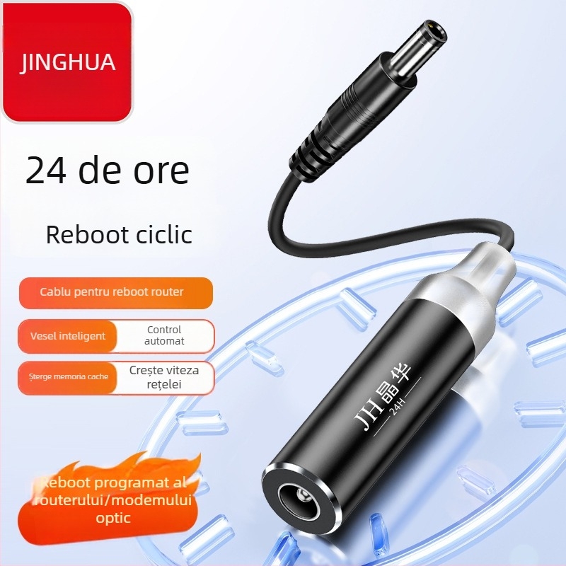 Cablu adaptor pentru router cu repornire automată, interfață de 3,5 mm, conductor din cupru, lungime 0,1 m, greutate 0,05 kg