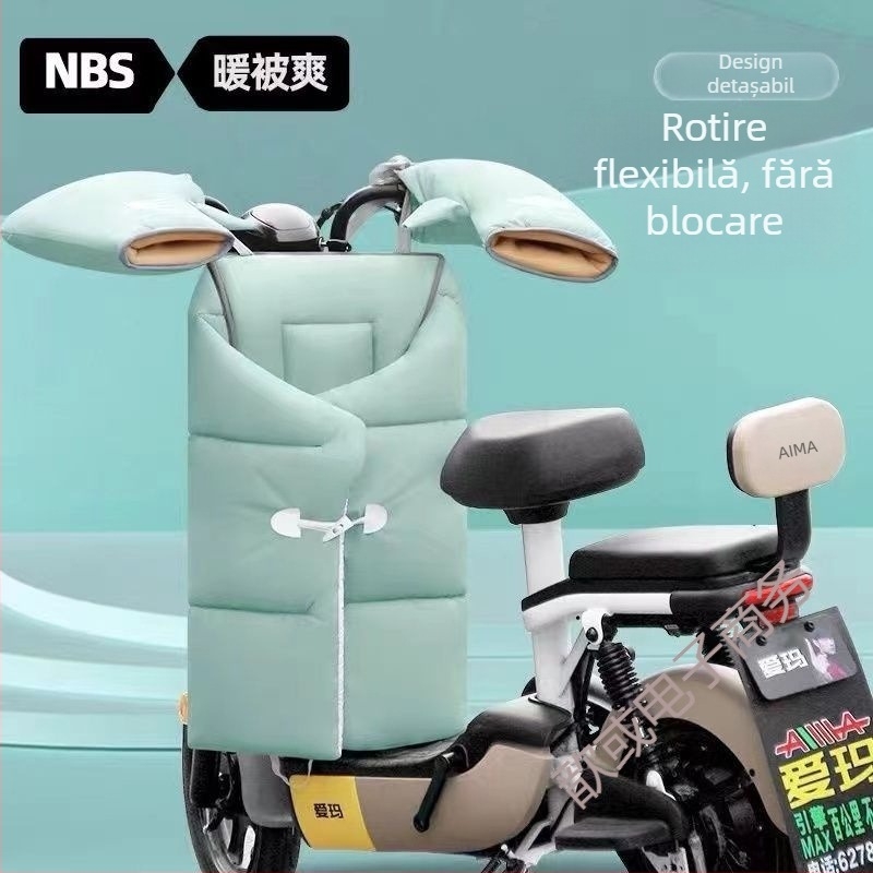 Cuvertură antivânt pentru trotineta electrică, material PVC, utilizare în iarnă, impermeabilă, căldură