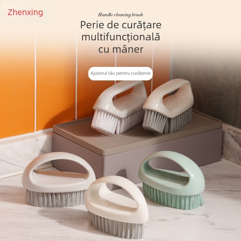 SA7747 Perie de curățare pentru pantofi și haine – plastic, multifuncțională, cu fire dure