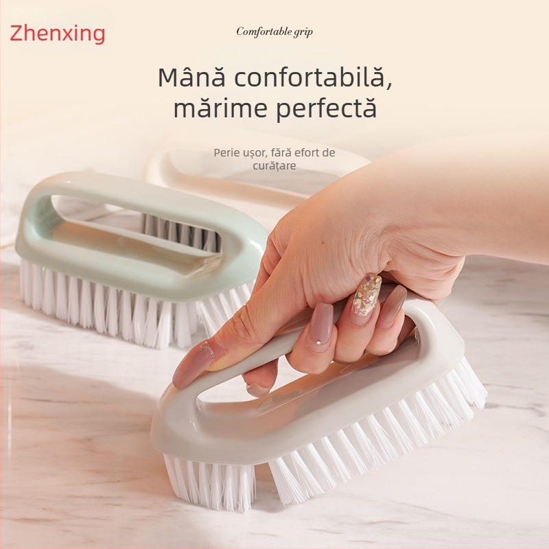 SA7747 Perie de curățare pentru pantofi și haine – plastic, multifuncțională, cu fire dure