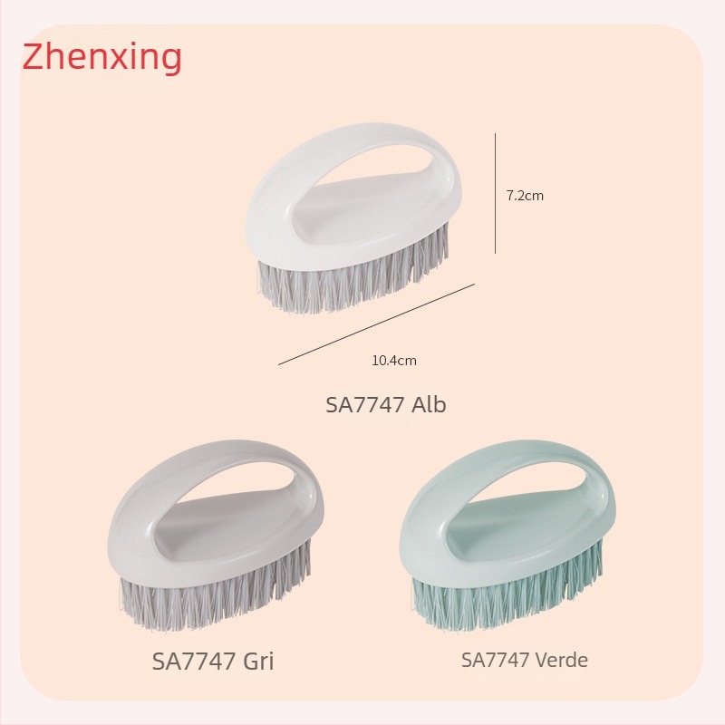 SA7747 Perie de curățare pentru pantofi și haine – plastic, multifuncțională, cu fire dure