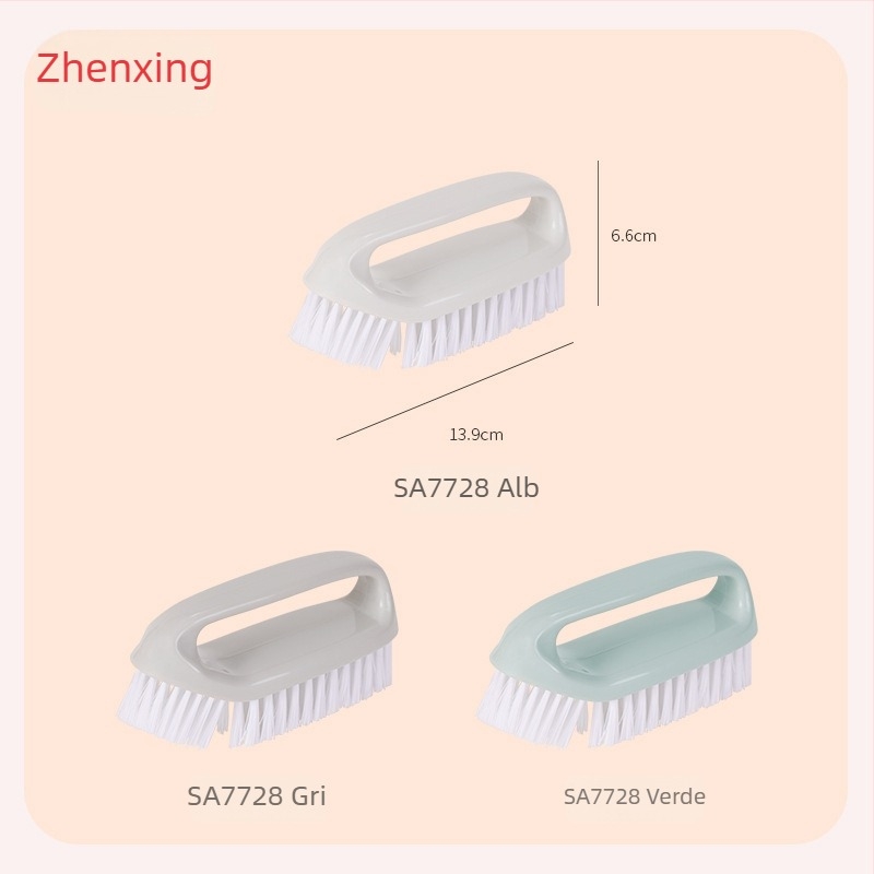 SA7747 Perie de curățare pentru pantofi și haine – plastic, multifuncțională, cu fire dure