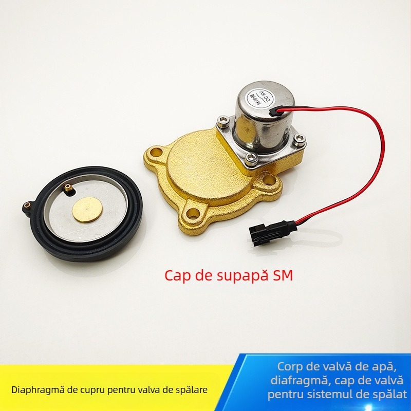 Senzor de spălare pentru toaletă – supapă electromagnetică, diafragmă și garnitură din cauciuc pentru toalete de tip squat