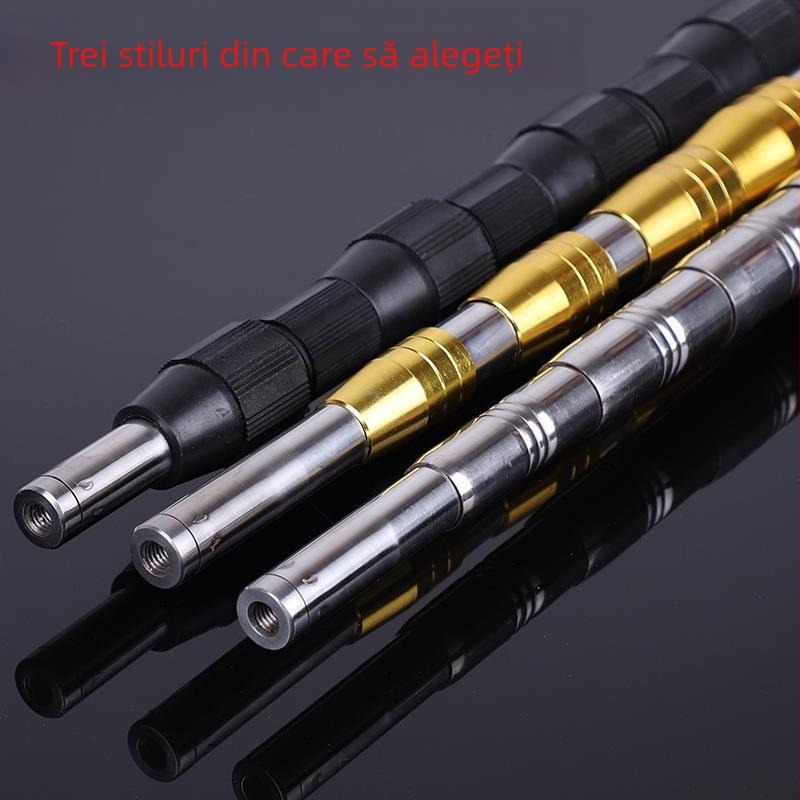 Țeavă telescopic din oțel inoxidabil, reglabilă și extensibilă, pentru cules fructe, suliță de pescuit, stâlp pentru nuca de betel și stâlp pentru con de pin, grosime 0,8 mm