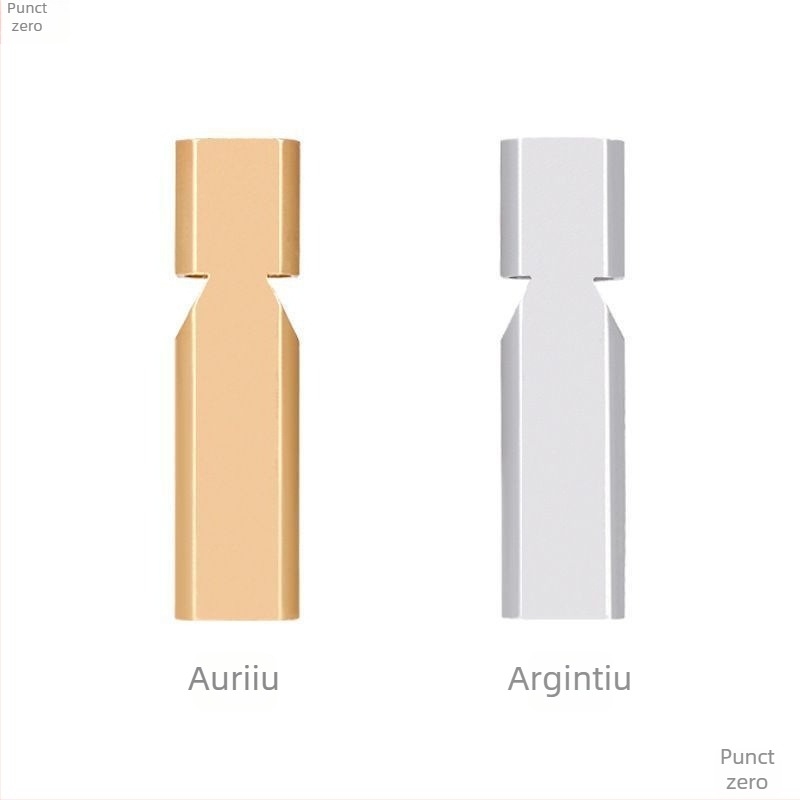 Fluier de supraviețuire pentru exterior, cu două conducte, fără miez, din aliaj de aluminiu, portabil