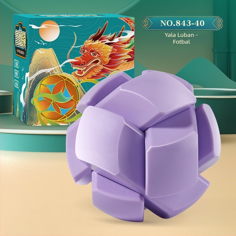 Kongming Lock/Luban Lock - puzzle logic din plastic pentru copii 7–14 ani, mecanism de deblocare, categorie: lacăt-puzzle, personalizare disponibilă