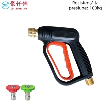 Pistol de înaltă presiune pentru spălat mașini, cuplaj rapid 1/4-inch, model 511, corp din plastic tehnic, greutate 220 g, Juqian Jin