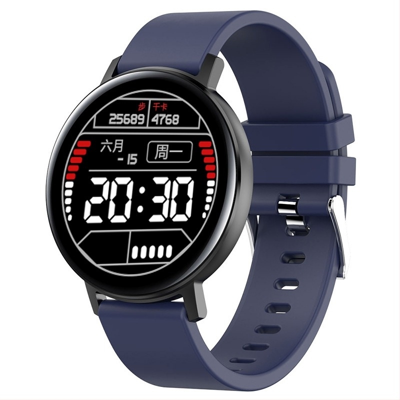 Bratara inteligenta R18t cu ecran tactil complet, monitorizare puls si tensiune arteriala, impermeabila, Bluetooth, autonomie baterie 7–14 zile.