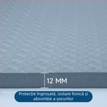 Covoraș de yoga TPE pentru familie, dublu, lat și gros pentru fitness acasă, absorbție a șocurilor și izolare fonică, 10 mm, dimensiuni 200×140/200×120/200×100