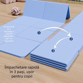 Saltea de yoga pentru antrenamente, material TPE, greutate 500-1200 g, grosime 6 mm