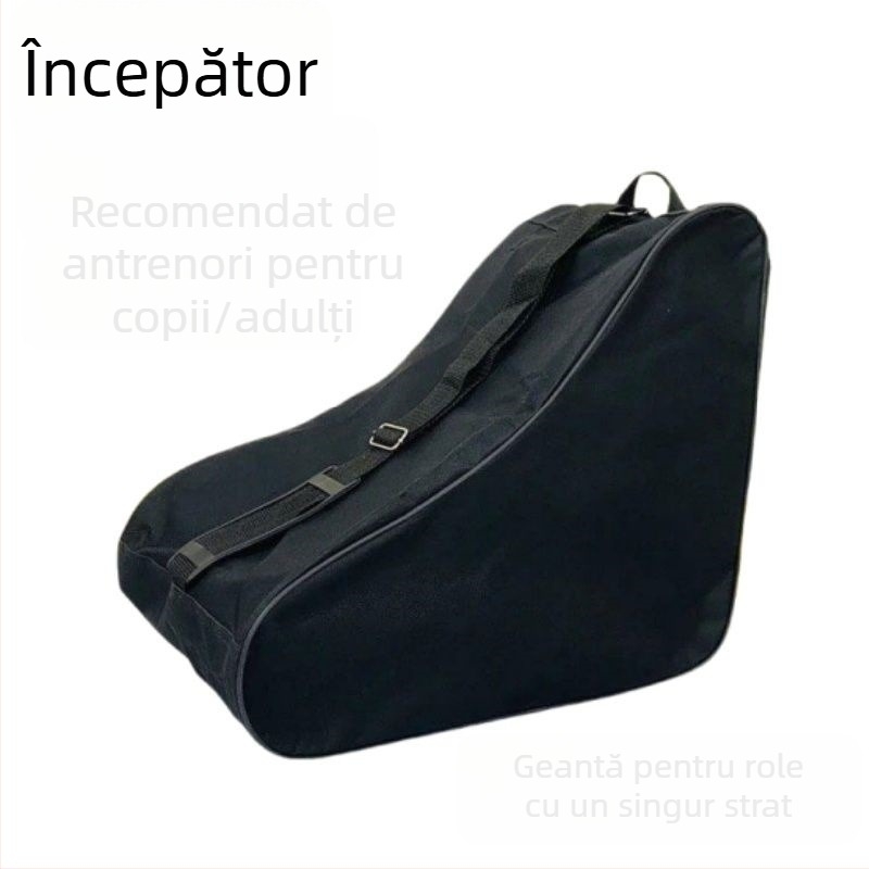 Rucsac pentru patine cu role - Qiaofeng, impermeabil, material Oxford, unisex, pentru sporturi în aer liber, primăvara 2025