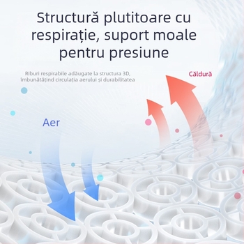 Perne de scaun auto cu gel de răcire pentru vară, suprafață din plasă respirabilă, design dintr-o singură bucată, potrivire universală, brand Follow the Way