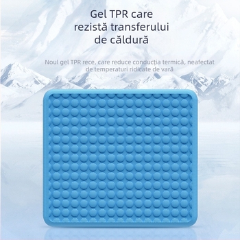 Perne de scaun auto cu gel de răcire pentru vară, suprafață din plasă respirabilă, design dintr-o singură bucată, potrivire universală, brand Follow the Way