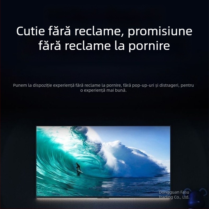 Box TV 4K cu Wi-Fi, slot TF, telecomandă Bluetooth, 16GB stocare