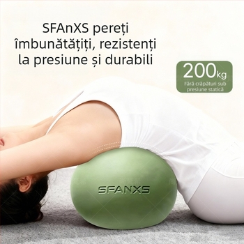 Minge Pilates Pro, rezistentă la rupere, PVC pentru yoga, 380 g